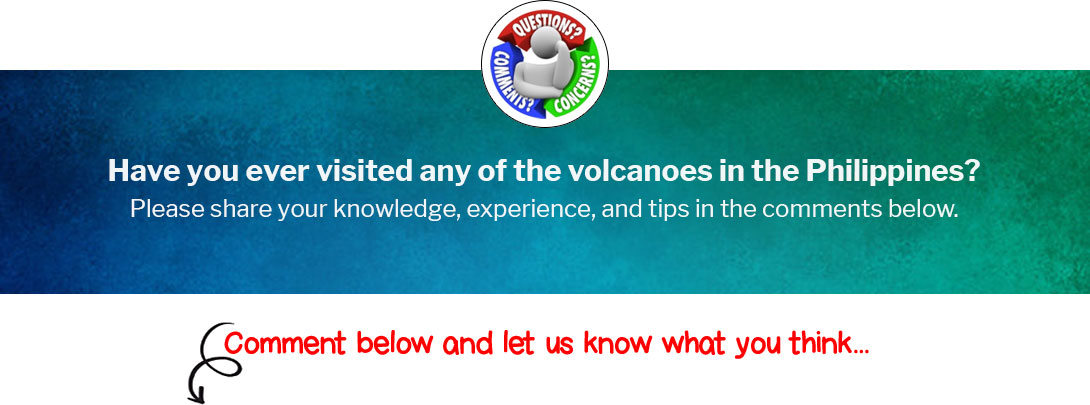 Have you ever visited any of the volcanoes in the Philippines?