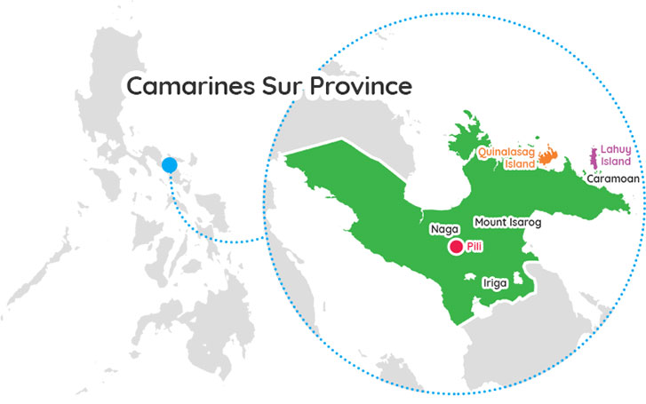 Camarines Sur Location Map