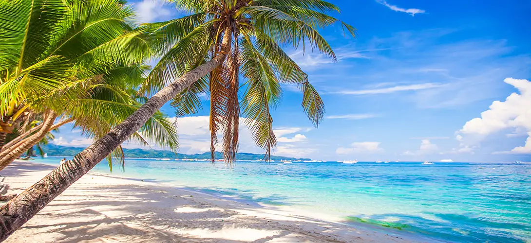 Philippines Top 25 Destinations: White Sand Beach in Boracay Island
