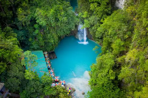 Kawasan Falls in Cebu, Philippines
