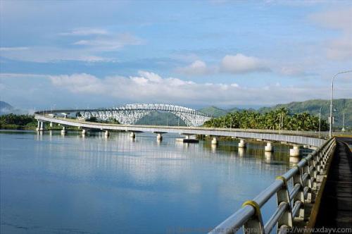 San Juanico Bridge near Tacloban Airport